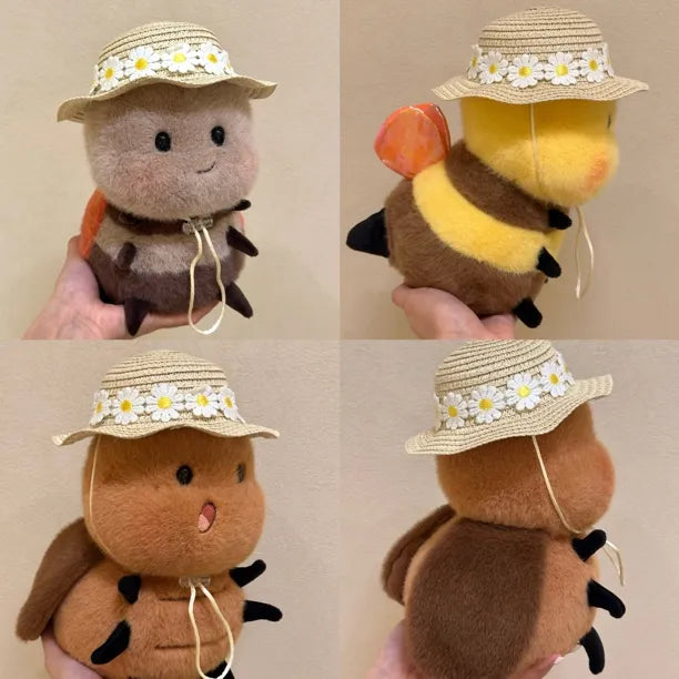 Chapéu Divertido de Abelha e Joaninha