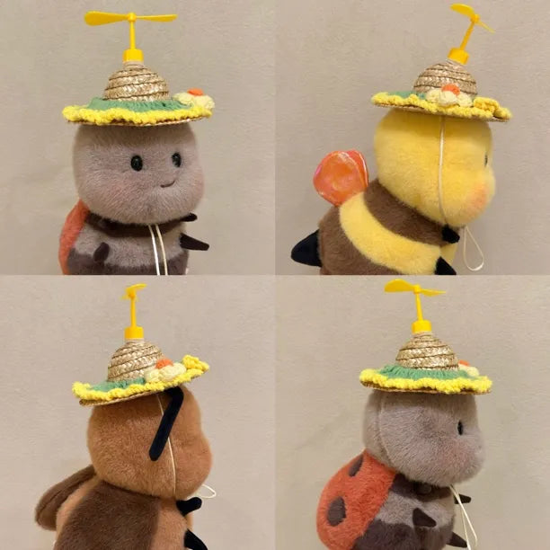 Chapéu Divertido de Abelha e Joaninha
