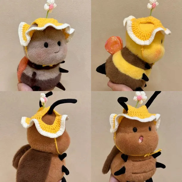 Chapéu Divertido de Abelha e Joaninha