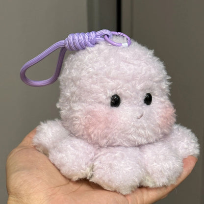 Fofo Chaveiro de Pelúcia em Forma de Polvo
