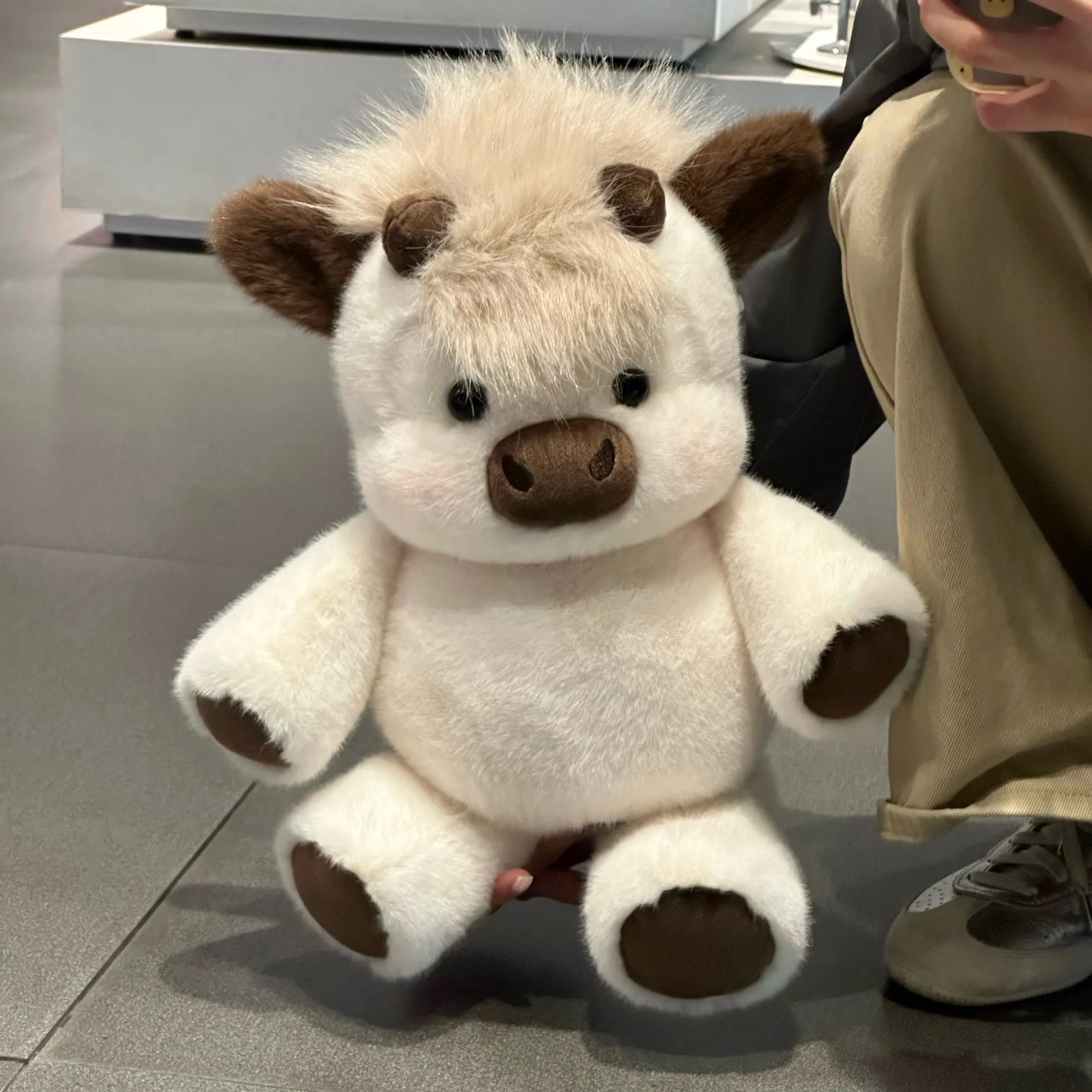 Fofo Bicho de Pelúcia Vaca das Terras Altas Escocesas