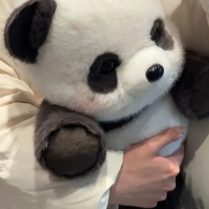 Fofo Panda de Pelúcia em Movimento