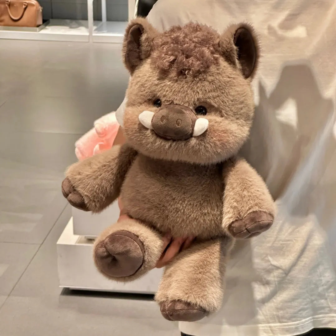 Adorável Pelúcia de Javali Selvagem