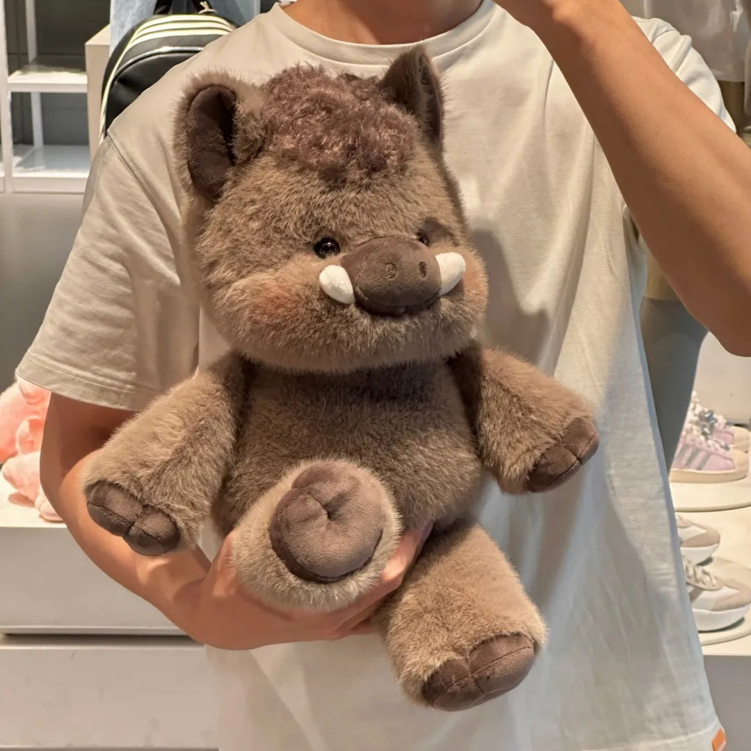 Adorável Pelúcia de Javali Selvagem
