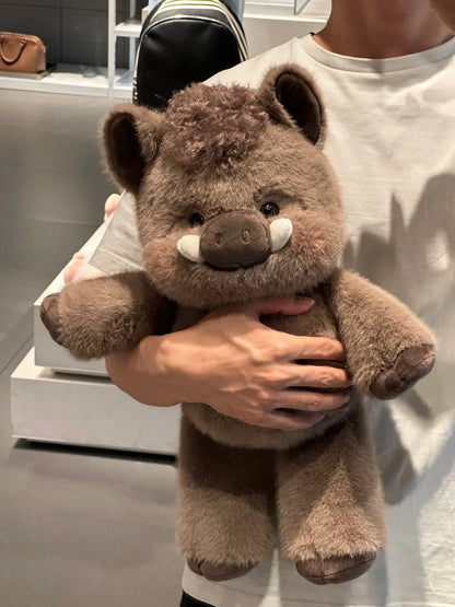 Adorável Pelúcia de Javali Selvagem