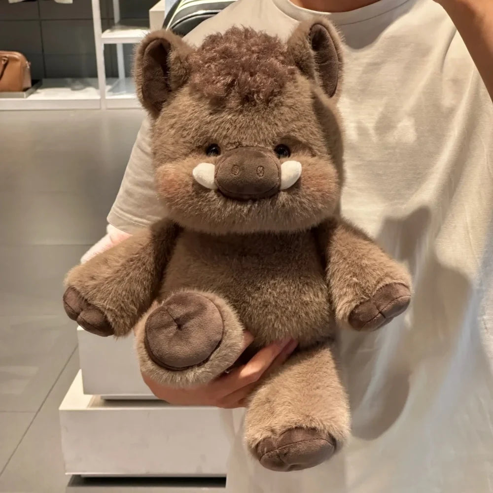 Adorável Pelúcia de Javali Selvagem