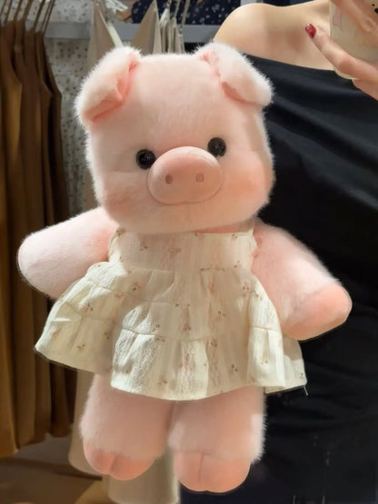 Vestido de Pelúcia com Delicada Renda Floral (Somente o Vestido)