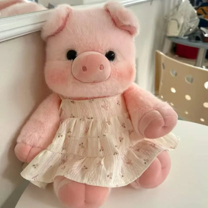 Vestido de Pelúcia com Delicada Renda Floral (Somente o Vestido)