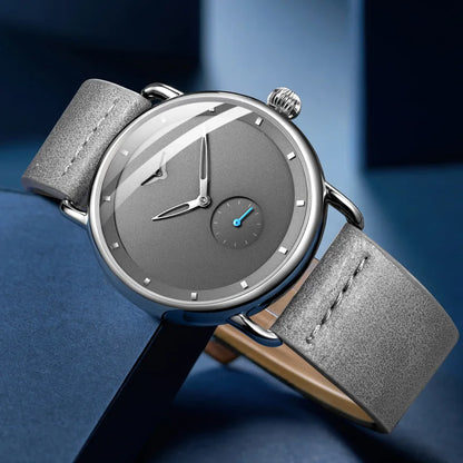 Relógio Casual Masculino Onola - Relógio de Pulso de Quartzo Simples, à Prova d'Água, com Pulseira de Couro - Luxo para Homens