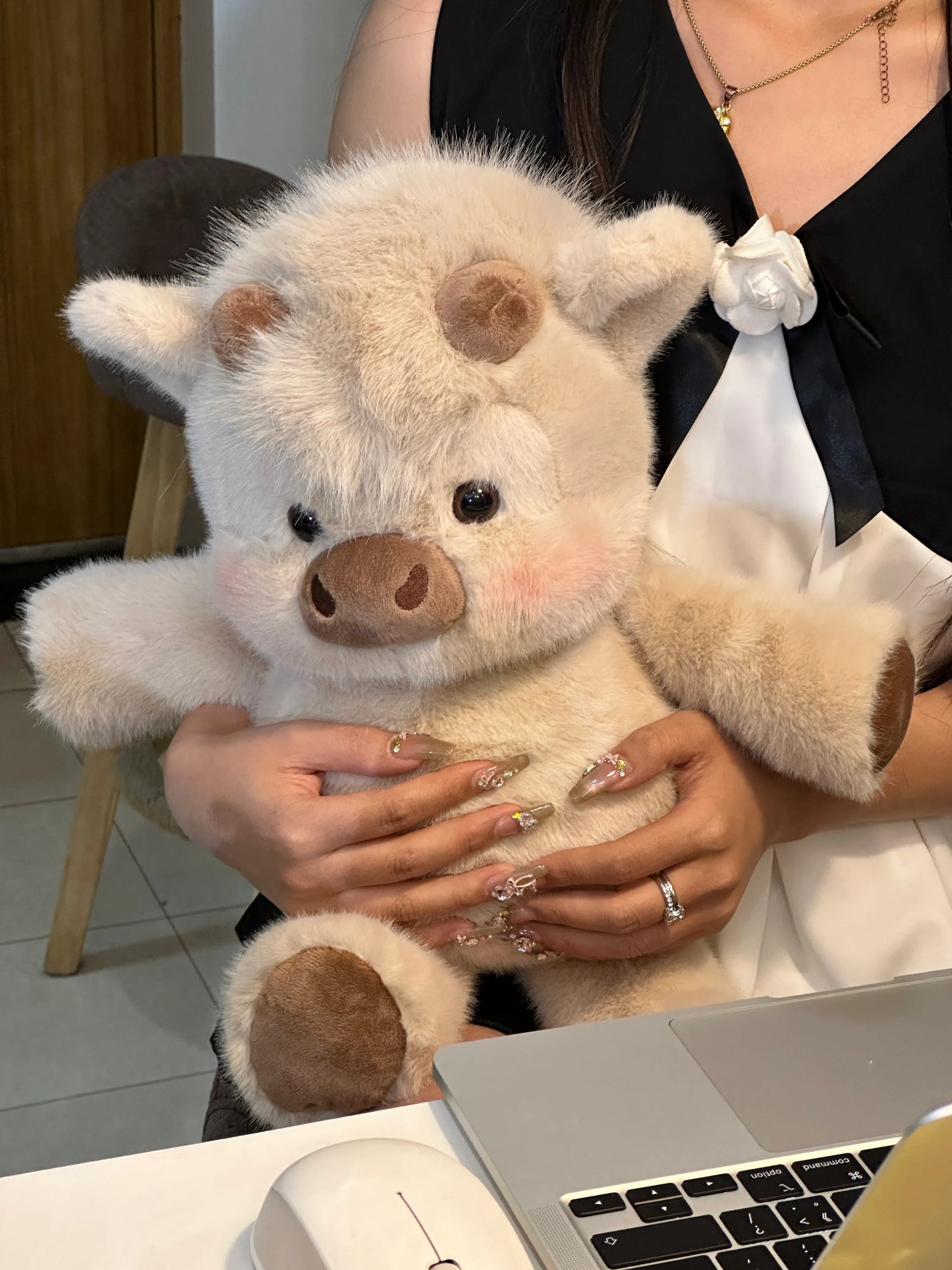 Fofo Bicho de Pelúcia Vaca das Terras Altas Escocesas
