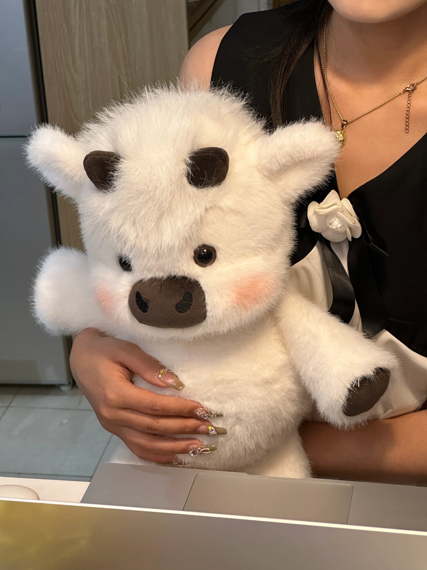Fofo Bicho de Pelúcia Vaca das Terras Altas Escocesas