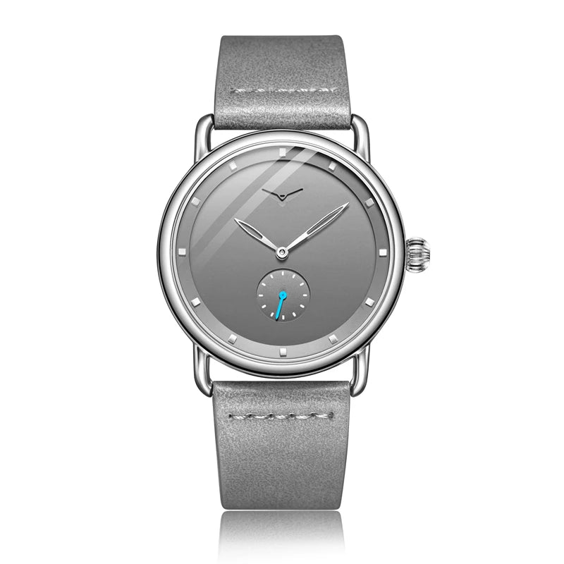 Relógio Casual Masculino Onola - Relógio de Pulso de Quartzo Simples, à Prova d'Água, com Pulseira de Couro - Luxo para Homens